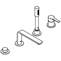 Grohe Lineare 19577_1 hard graphite gebürstet