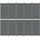 vidaXL Paravent Anthrazit 250x220 cm Stoff