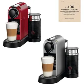 Krups Nespresso Citiz & Milk XN 7615 rot + Aeroccino