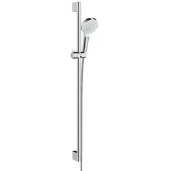 Hansgrohe Crometta 1 Strahl Duschset Weiß/Chrom