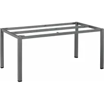 Kettler Tischgestell Aluminium 160 x 95 x 72 cm grau