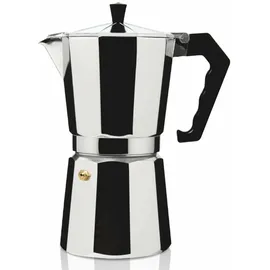 Haeger Italienische Kaffeemaschine 12 Tassen Silber