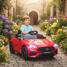 aiyaplay Kinder Elektroauto 12V Mercedes-AMG rot (1-tlg)
