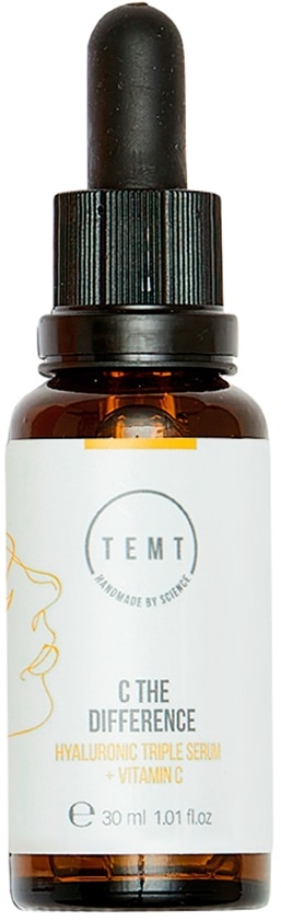 TEMT C the Difference - Dreifach-Hyaluronsäure trifft Vitamin C Hyaluronsäure Serum 30 ml 