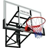 PEGASI Basketballbrett Pro Schwarz 140 x 80 cm