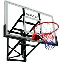 PEGASI Basketballbrett Pro Schwarz 140 x 80 cm