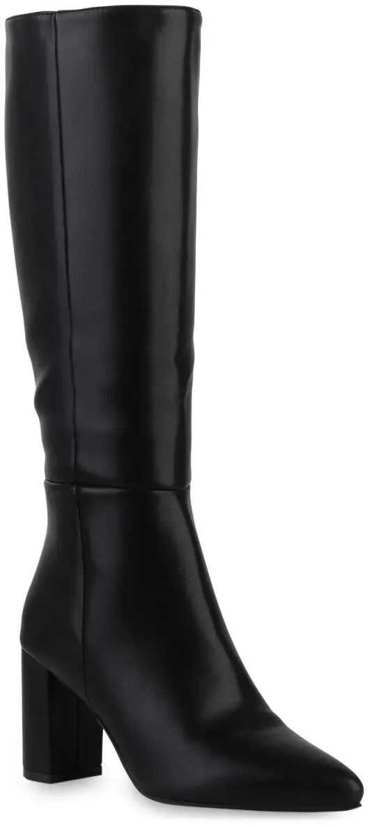 Damen Klassische Stiefel in Schwarz