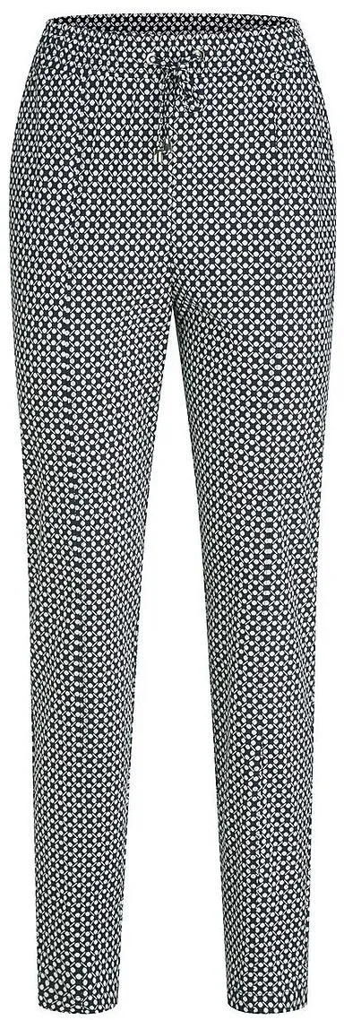 Knöchellange Slim Fit-Jersey-Hose Peter Hahn schwarz, 40