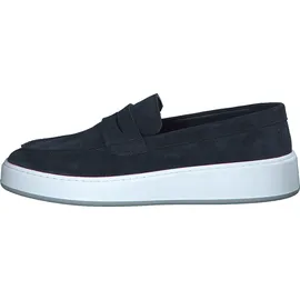 Marco Tozzi Guido Maria Kretschmer Herren Slipper aus Leder mit dicker Sohle, Blau (Navy), 44 EU