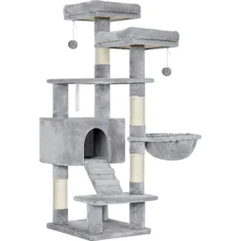 Songmics Kratzbaum 142 cm grau