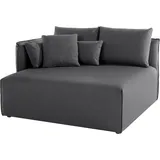 andas Ottomane »Nöre«, kurzes Lounge-Modul - zum Zusammenstellen, Breite 138 cm, Tiefe 128 cm grau