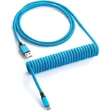 CableMod Classic Coiled Keyboard Cable USB-C zu USB Kabel 1,5 m, USB A USB C Blau (CM-CKCA-CLB-KLB150KLB-R)