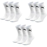 Puma Sportsocken 9 Paar withe 43-46