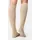 NUR DIE Kniestrümpfe Fit & Vital 7 Paar Beige 36-38