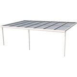 Gutta Terrassendach Premium 712 x 406 cm weiß/polycarbonat klar