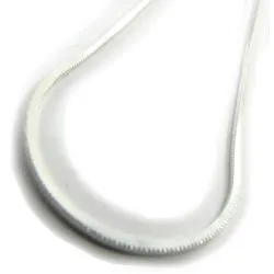 Les Trésors De Lily [C7299] - Silberkette 'Diamond Square Snake' 42 cm 1,2 mm