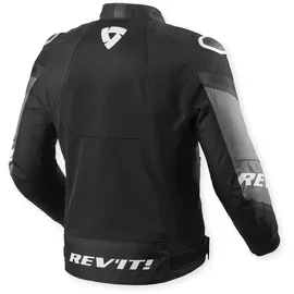 RevIt! Revit Quantum 3 Air Textiljacke - Schwarz/Grau/Weiß / L