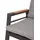 Garden Pleasure MATERA Gartenstuhl 56,5 x 65 x 110 cm grau 1 St.