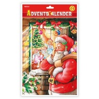 Trötsch Verlag Trötsch Adventskalender Weihnachtsmann am Fenster Adventskalender mit Türchen