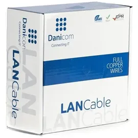 danicom CAT7 S/FTP 100m Außenkabel Starrleiter - PE (Fca)
