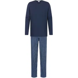 MEY Schlafanzug Straight Blau L