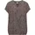 Cecil Kurzarmbluse mit Allover-Print Braun XL