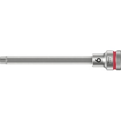 Wera 8740 B Zyklop Bitnuss mit 3/8"-Antrieb, mit extra schlankem Profilbereich, 6 x 107 mm
