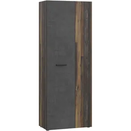 Forte NET306 Mehrzweckschrank 68,7 x 181,1 x 36,5 cm Grau