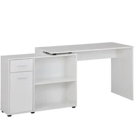 KADIMA DESIGN Eckschreibtisch Weiß