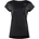 Damen Modal-kurzarmshirt schwarz XL