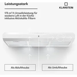 Klarstein Dunstabzugshaube, Abluft-Dunstabzugshaube 90cm, Dunstabzug mit Filter Spülmaschinenfest, LEDs & Touch-Bedienfeld, Leise Abzugshaube mit 175 m3/h Abluftleistung SenseControl integrierte Touch-Steuerung Edelstahl Acrylglasfront