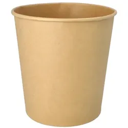 25 Food-Buckets rund 3800 ml Ø 18,7 cm · 19,5 cm braun