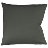 fleuresse Kissenbezug Satin 80 x cm Grau Anthrazit