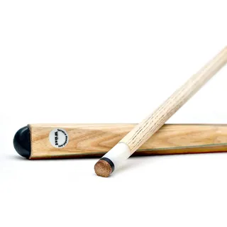 Billardtisch Billard Queue 2-teiliger aus edlem Holz - 147 cm, (4x Billard Queues-tlg) braun 147 cm cm
