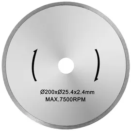 MSW Elektro-Multifunktionswerkzeug Diamanttrennscheibe - 200 silberfarben