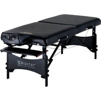 Master Massage 76cm Galaxy Beauty Bed, Schwarz 1 Mobil Massageliege Klappbar Massagebett Massagebank Kosmetikliege