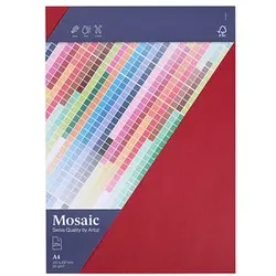 artoz Briefpapier Mosaic weinrot DIN A4 90 g/qm 25 Blatt