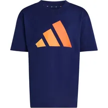 adidas Essentials T-Shirt dark blue/semi ice tangerine/pure tangerine/pure orange 128
