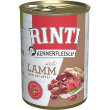 Rinti Kennerfleisch 400g Dose Hundenassfutter x 400 Gramm Lamm