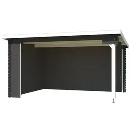 Lasita Maja Gartenhaus Columbus 4,25 x 3 m Grau