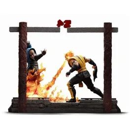 Iron Studios Mortal Kombat Deluxe Art Scale Figur Scorpion Fatality 27 cm