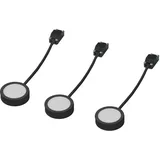 Osram LED Unterbauleuchte Undercabinet Spot Puck 6,5 cm 3 x 3W schwarz