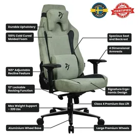 Arozzi Vernazza XL Gaming-Stuhl Grün