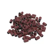 Aba Group Schleifkappen Set - Robust Nagelfräser Aufsätze - Bits für Nagelfräser - Schleifhülsen Nagelfräse - Nagelfräser Bit Gradation 120 - Schleifkappen Nagelfräser 100 Stück