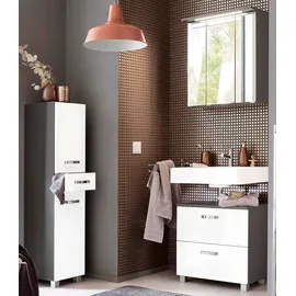 WELLTIME Waschbeckenunterschrank Ravenna 60 x 59 x 35 cm Grau