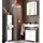 WELLTIME Waschbeckenunterschrank Ravenna 60 x 59 x 35 cm Grau