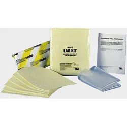 3M SK 5 Notfallbox Labor-Notfall-Set; 7cm x 40cm x 28cm Inhalt: 10 Tücher, 1 Kissen, 1 Entsorgungsbeutel Aufnahmekapazität: ca. 5 l