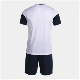 Joma Danubio III Kurzarm-set - White / Navy - 9-10 Jahre