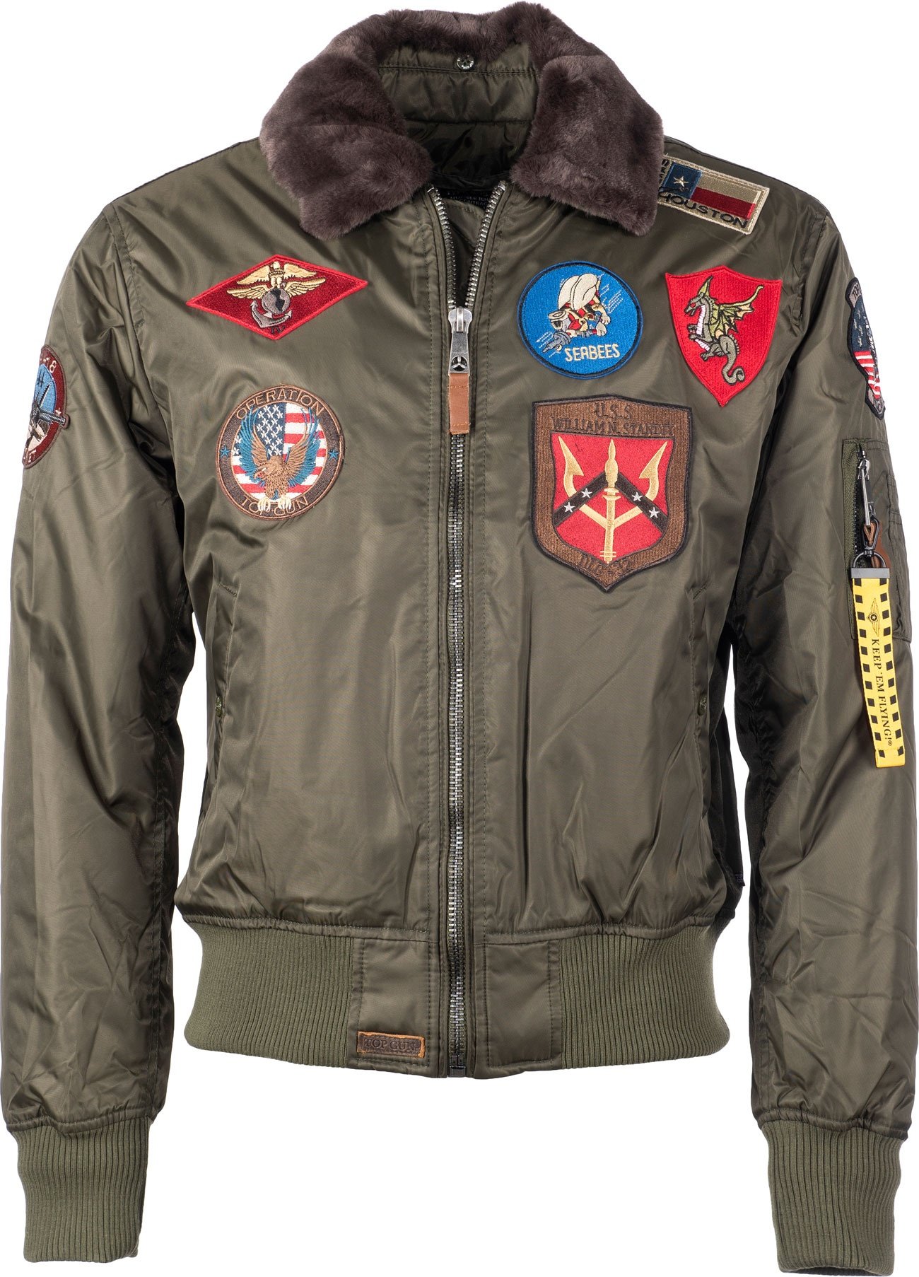 Top Gun Machine, Textiljacke - Dunkelgrün - 3XL