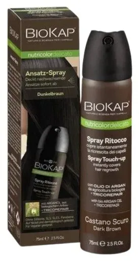 Biokap Ansatzspray Touch-up Dunkelbraun 75 ml